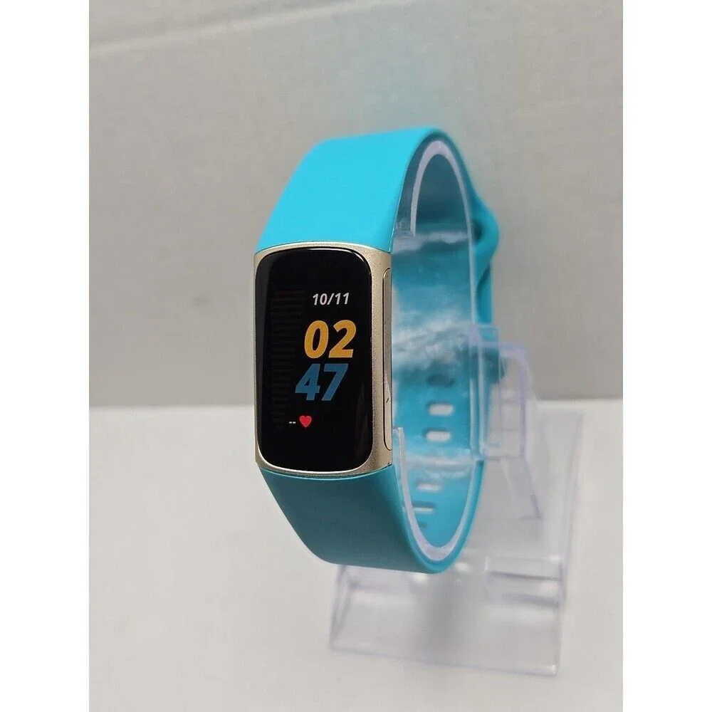 Fitbit Charge 5 Fitness Tracker GPS SpO2 Sleep Monitor Activity W/ Charger Watch